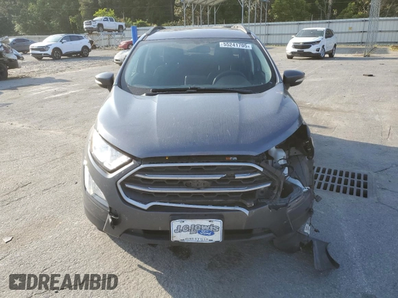 2021 Ford EcoSport SE с VIN MAJ3S2GEXMC443349, выставлен на аукционе Copart как лот 55241705 с пробегом 72 410 миль миль и Списание • Salvage title. История ставок и продаж доступна на DreamBid. Изображение 5.