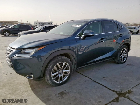 2015 Lexus NX 200t with VIN JTJYARBZ8F2020278, listed as a Copart auction lot 48750575 with 84,675 mi miles and Salvage Title. Bid and sale history available at carsss.com. Image 1.