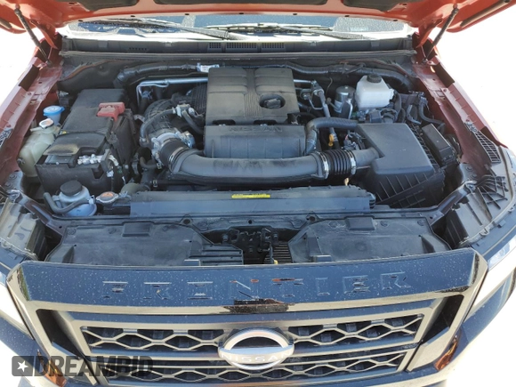 2024 Nissan Frontier S with VIN 1N6ED1EK9RN630171, listed as a Copart auction lot 57525205 with 13,874 mi miles and Salvage title. Bid and sale history available at DreamBid. Image 11.