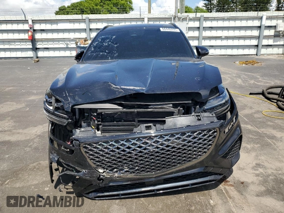 2022 Genesis GV70 Sport с VIN KMUMCDTC8NU021813, выставлен на аукционе Copart как лот 60446205 с пробегом 38 285 миль миль и Списание • Salvage title. История ставок и продаж доступна на DreamBid. Изображение 5.