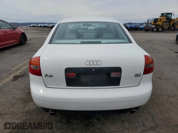 2003 Audi A6 3.0L with VIN WAULT64B23N029328, listed as a Copart auction lot 51843835 with 139,559 mi miles and Salvage Title. Bid and sale history available at carsss.com. Image 6.