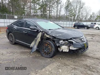 2017 Hyundai Azera Limited with VIN KMHFH4JGXHA590988, listed as a IAAI auction lot 41615025 with 100,751 mi miles and . Bid and sale history available at DreamBid. Image 6.