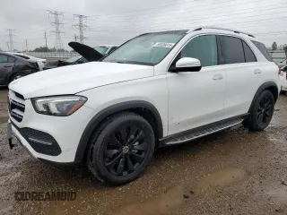 2020 Mercedes-Benz GLE 350 with VIN 4JGFB4KE5LA013163, listed as a Copart auction lot 59328015 with 53,378 mi miles and Salvage title. Bid and sale history available at DreamBid. Image 1.