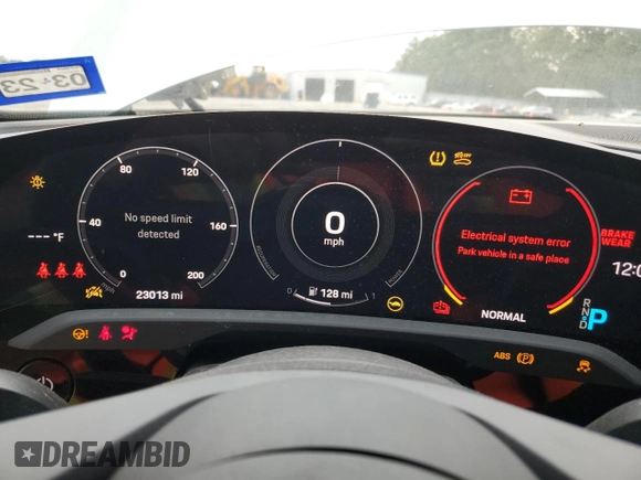 2021 Porsche Taycan z VIN WP0AA2Y19MSA13529, wystawiony jako Copart lot #75006344 z przebiegiem 23 013 mil mil oraz Tytuł czysty. Historia ofert i sprzedaży dostępna na DreamBid. Obrazek 9.