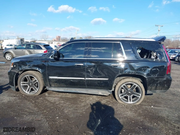 2019 Cadillac Escalade Luxury with VIN 1GYS4BKJ5KR354572, listed as a IAAI auction lot 41071039 with 98,256 mi miles. Bid and sale history available at carsss.com. Image 14.