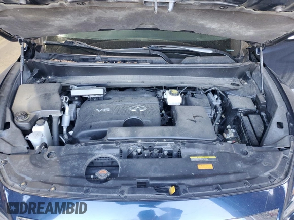 2017 Infiniti QX60 with VIN 5N1DL0MMXHC546218, listed as a Copart auction lot 47448695 with 122,427 mi miles and Salvage Title. Bid and sale history available at carsss.com. Image 12.