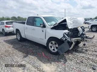 2020 Ram 1500 Big Horn with VIN 1C6RREBT8LN277897, listed as a IAAI auction lot 41351006 with 50,155 mi miles. Bid and sale history available at carsss.com. Image 1.