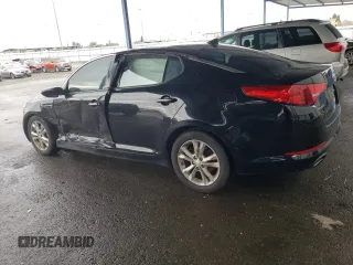 2013 Kia Optima EX with VIN 5XXGN4A74DG104062, listed as a Copart auction lot 43855255 with 155,452 mi miles and Salvage Title. Bid and sale history available at carsss.com. Image 2.