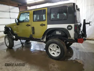 2007 Jeep Wrangler Unlimited X with VIN 1J4GA39187L190061, listed as a Copart auction lot 52420685 with 217,346 mi miles and Salvage Title. Bid and sale history available at DreamBid. Image 2.