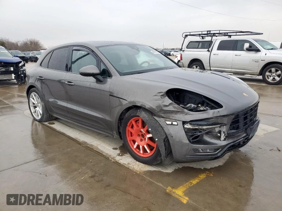 2018 Porsche Macan Turbo z VIN WP1AF2A51JLB71315, wystawiony jako Copart lot #45005505 z przebiegiem 44 447 mil mil oraz Szkoda całkowita • Salvage title. Historia ofert i sprzedaży dostępna na DreamBid. Obrazek 4.