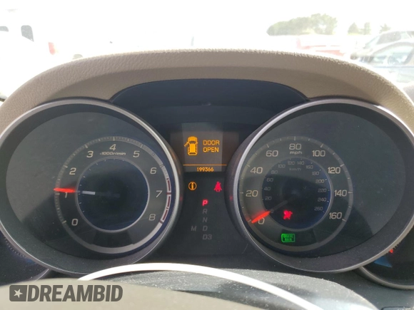 2009 Acura MDX Tech Pkg with VIN 2HNYD28629H533594, listed as a Copart auction lot 47482895 with 199,366 mi miles and Salvage Title. Bid and sale history available at carsss.com. Image 9.