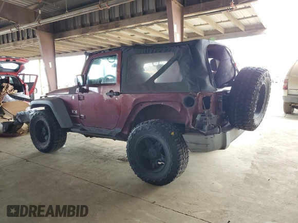2008 Jeep Wrangler X with VIN 1J4FA241X8L541485, listed as a Copart auction lot 54050235 with 145,748 mi miles and Salvage title. Bid and sale history available at DreamBid. Image 2.