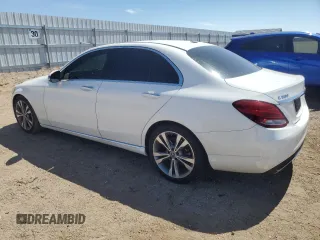 2018 Mercedes-Benz C 300 with VIN 55SWF4JB9JU280079, listed as a Copart auction lot 50749315 with Not Provided miles and Salvage Title. Bid and sale history available at DreamBid. Image 2.