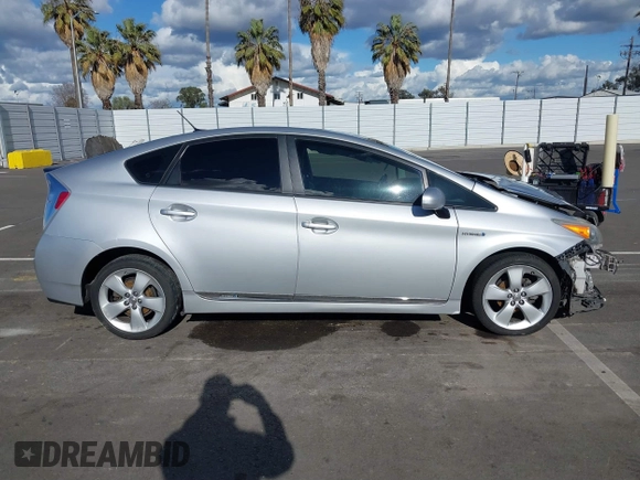 2012 Toyota Prius One with VIN JTDKN3DU9C5430075, listed as a IAAI auction lot 41791548 with 248,320 mi miles. Bid and sale history available at carsss.com. Image 14.