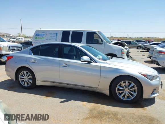 2017 Infiniti Q50 Signature Edition with VIN JN1EV7AP0HM734589, listed as a IAAI auction lot 42094090 with 40,264 mi miles and . Bid and sale history available at DreamBid. Image 13.