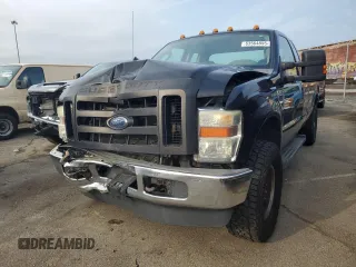 2008 Ford F-250 XL with VIN 1FTSX21568ED72693, listed as a Copart auction lot 63564855 with 268,393 mi miles and Salvage title. Bid and sale history available at DreamBid. Image 1.