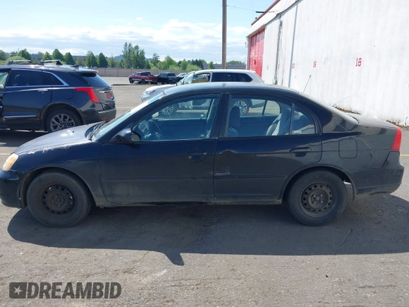 2001 Honda Civic LX with VIN JHMES16531S000040, listed as a IAAI auction lot 42191403 with 225,897 mi miles. Bid and sale history available at carsss.com. Image 6.