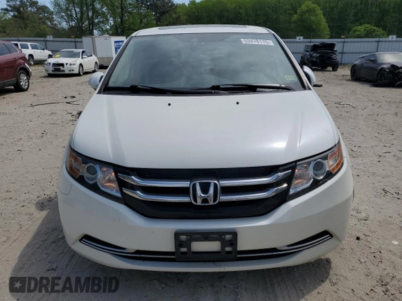 2014 Honda Odyssey EX-L with VIN 5FNRL5H66EB045781, listed as a Copart auction lot 53478115 with 194,418 mi miles and Clean Title. Bid and sale history available at carsss.com. Image 5.