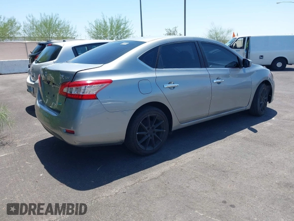 2014 Nissan Sentra SV with VIN 3N1AB7AP7EY224921, listed as a IAAI auction lot 42727113 with 143,413 mi miles and . Bid and sale history available at DreamBid. Image 4.