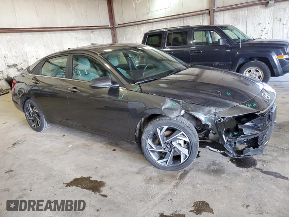 2024 Hyundai Elantra Limited с VIN KMHLN4DJ5RU106678, выставлен на аукционе Copart как лот 53912955 с пробегом 13 453 миль миль и Списание • Salvage title. История ставок и продаж доступна на DreamBid. Изображение 4.