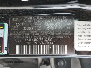 2014 Kia Cadenza Premium with VIN KNALN4D79E5152802, listed as a Copart auction lot 80728394 with 173,015 mi miles and Clean Title. Bid and sale history available at carsss.com. Image 15.