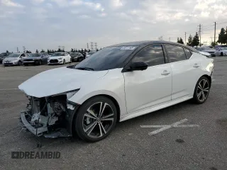 2023 Nissan Sentra SR with VIN 3N1AB8DV7PY254505, listed as a Copart auction lot 44077765 with 61,033 mi miles and Salvage Title. Bid and sale history available at carsss.com. Image 1.