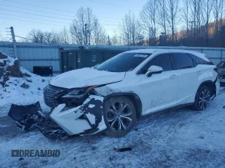 2019 Lexus RX 350L Premium z VIN JTJGZKCA0K2009595, wystawiony jako Copart lot #89082755 z przebiegiem 5309 mil mil oraz Szkody całkowita. Historia ofert i sprzedaży dostępna na DreamBid. Obrazek 1.