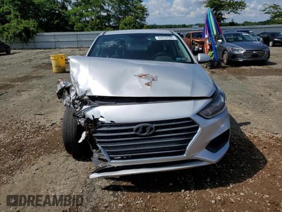 2021 Hyundai Accent SE with VIN 3KPC24A69ME132561, listed as a Copart auction lot 64632985 with 62,314 mi miles and Clean title. Bid and sale history available at DreamBid. Image 5.