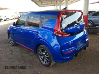 2021 Kia Soul GT-Line with VIN KNDJ63AU6M7740302, listed as a IAAI auction lot 41436817 with 42,182 mi miles and . Bid and sale history available at DreamBid. Image 3.