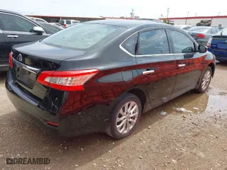 2015 Nissan Sentra S with VIN 3N1AB7AP4FY264651, listed as a IAAI auction lot 41894026 with 302,815 mi miles. Bid and sale history available at carsss.com. Image 4.