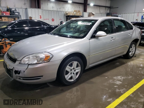 2007 Chevrolet Impala LS with VIN 2G1WB55K479121067, listed as a Copart auction lot 51659055 with 123,919 mi miles and Salvage Title. Bid and sale history available at DreamBid. Image 1.