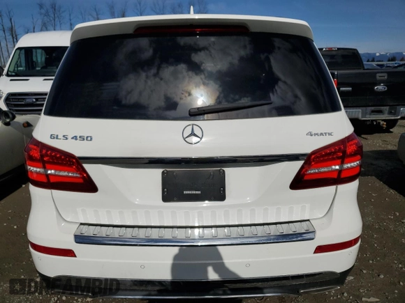 2017 Mercedes-Benz GLS with VIN 4JGDF6EEXHA880858, listed as a Copart auction lot 42100193 with 81,741 mi miles. Bid and sale history available at carsss.com. Image 6.