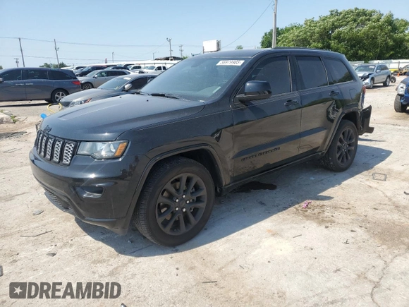 2021 Jeep Grand Cherokee Laredo X with VIN 1C4RJEAG1MC540006, listed as a Copart auction lot 56979985 with 85,193 mi miles and Salvage title. Bid and sale history available at DreamBid. Image 1.