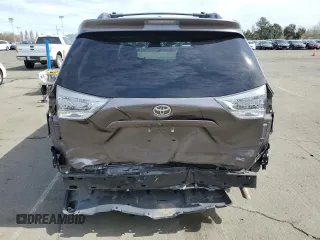 2017 Toyota Sienna SE with VIN 5TDXZ3DCXHS771231, listed as a Copart auction lot 50169225 with 81,910 mi miles and Salvage Title. Bid and sale history available at carsss.com. Image 6.
