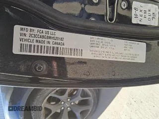 2021 Chrysler 300 with VIN 2C3CCABG8MH520182, listed as a Copart auction lot 51822095 with 123,002 mi miles and Clean Title. Bid and sale history available at carsss.com. Image 12.