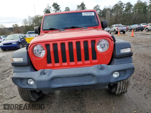 2020 Jeep Wrangler Willys z VIN 1C4GJXAG8LW180801, wystawiony jako Copart lot #87551435 z przebiegiem 71 216 mil mil oraz Szkoda całkowita • Salvage title. Historia ofert i sprzedaży dostępna na DreamBid. Obrazek 5.
