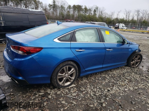 2019 Hyundai Sonata SEL with VIN 5NPE34AF3KH748254, listed as a Copart auction lot 85461844 with 68,930 mi miles and Salvage Title. Bid and sale history available at DreamBid. Image 3.