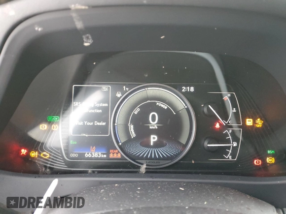 2021 Lexus UX 250h с VIN JTHP9JBH6M2039598, выставлен на аукционе Copart как лот 43122745 с пробегом 66 383 миль миль и Списание • Salvage title. История ставок и продаж доступна на DreamBid. Изображение 9.
