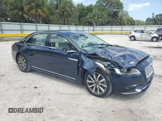 2017 Lincoln Continental Premiere with VIN 1LN6L9PK0H5602517, listed as a Copart auction lot 49051455 with 125,244 mi miles and Salvage Title. Bid and sale history available at carsss.com. Image 4.