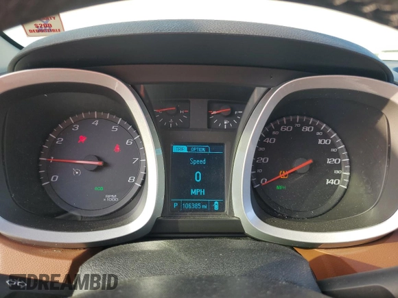 2017 Chevrolet Equinox Premier with VIN 2GNALDEK4H6292825, listed as a Copart auction lot 52764015 with 106,385 mi miles and Salvage Title. Bid and sale history available at carsss.com. Image 9.