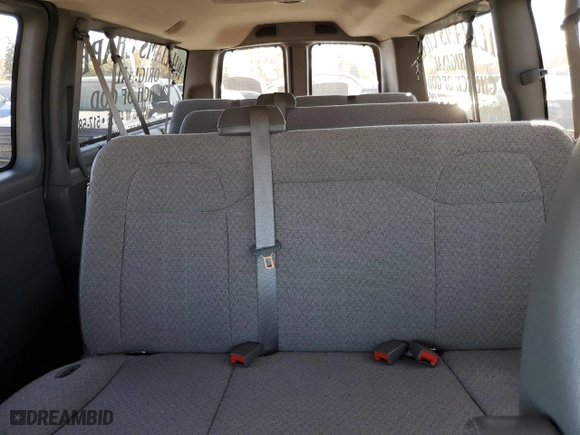 2014 Chevrolet Express Passenger LT with VIN 1GAZG1FG9E1197581, listed as a Copart auction lot 76876634 with 41,840 mi miles and Salvage Title. Bid and sale history available at carsss.com. Image 10.