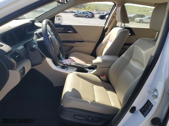 2017 Honda Accord Hybrid EX-L with VIN JHMCR6F54HC019958, listed as a Copart auction lot 51985465 with 49,079 mi miles and Salvage Title. Bid and sale history available at carsss.com. Image 7.