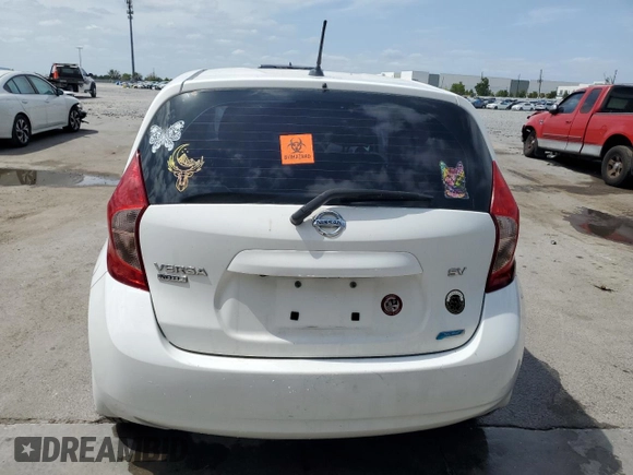 2016 Nissan Note S with VIN 3N1CE2CP7GL383437, listed as a Copart auction lot 54049025 with 156,866 mi miles and Salvage Title. Bid and sale history available at DreamBid. Image 6.