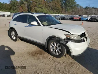 2006 Infiniti FX35 with VIN JNRAS08U66X104076, listed as a Copart auction lot 85278234 with 133,930 mi miles and Salvage Title. Bid and sale history available at carsss.com. Image 4.