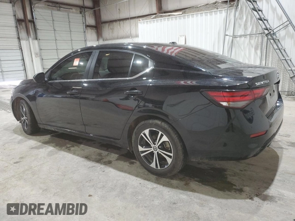 2023 Nissan Sentra SV with VIN 3N1AB8CV8PY263523, listed as a Copart auction lot 46348595 with 25,600 mi miles and Clean Title. Bid and sale history available at DreamBid. Image 2.