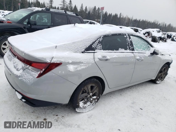 2023 Hyundai Elantra SEL with VIN KMHLM4AG0PU624285, listed as a Copart auction lot 84621304 with 38,113 mi miles and Salvage Title. Bid and sale history available at DreamBid. Image 3.