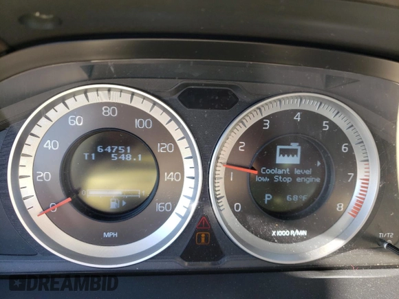 2013 Volvo XC70 3.2L with VIN YV4952BZ3D1152240, listed as a Copart auction lot 80683303 with 64,751 mi miles and Salvage Title. Bid and sale history available at DreamBid. Image 9.