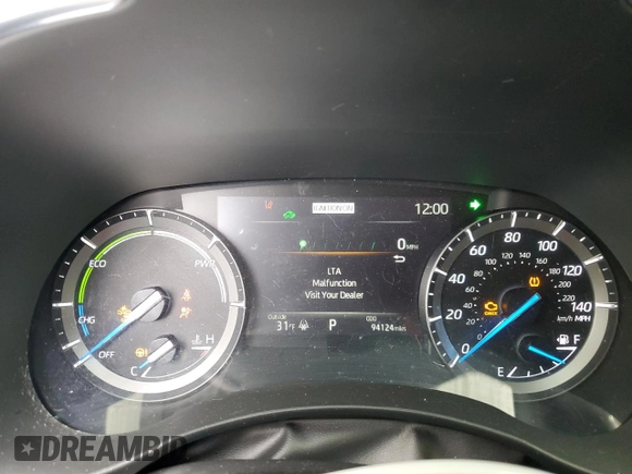 2021 Toyota Highlander Hybrid Limited with VIN 5TDXBRCH0MS522418, listed as a Copart auction lot 44133135 with 94,124 mi miles and Salvage title. Bid and sale history available at DreamBid. Image 9.