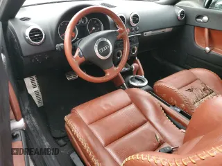 2005 Audi TT with VIN TRUTC28N551009655, listed as a Copart auction lot 75280194 with 0 mi miles and Salvage Title. Bid and sale history available at carsss.com. Image 8.