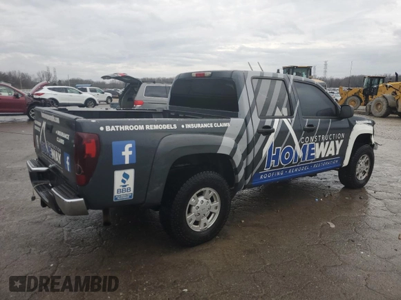 2006 GMC Canyon SLE1 with VIN 1GTDT136168159263, listed as a Copart auction lot 42035345 with 181,877 mi miles and Salvage Title. Bid and sale history available at carsss.com. Image 3.